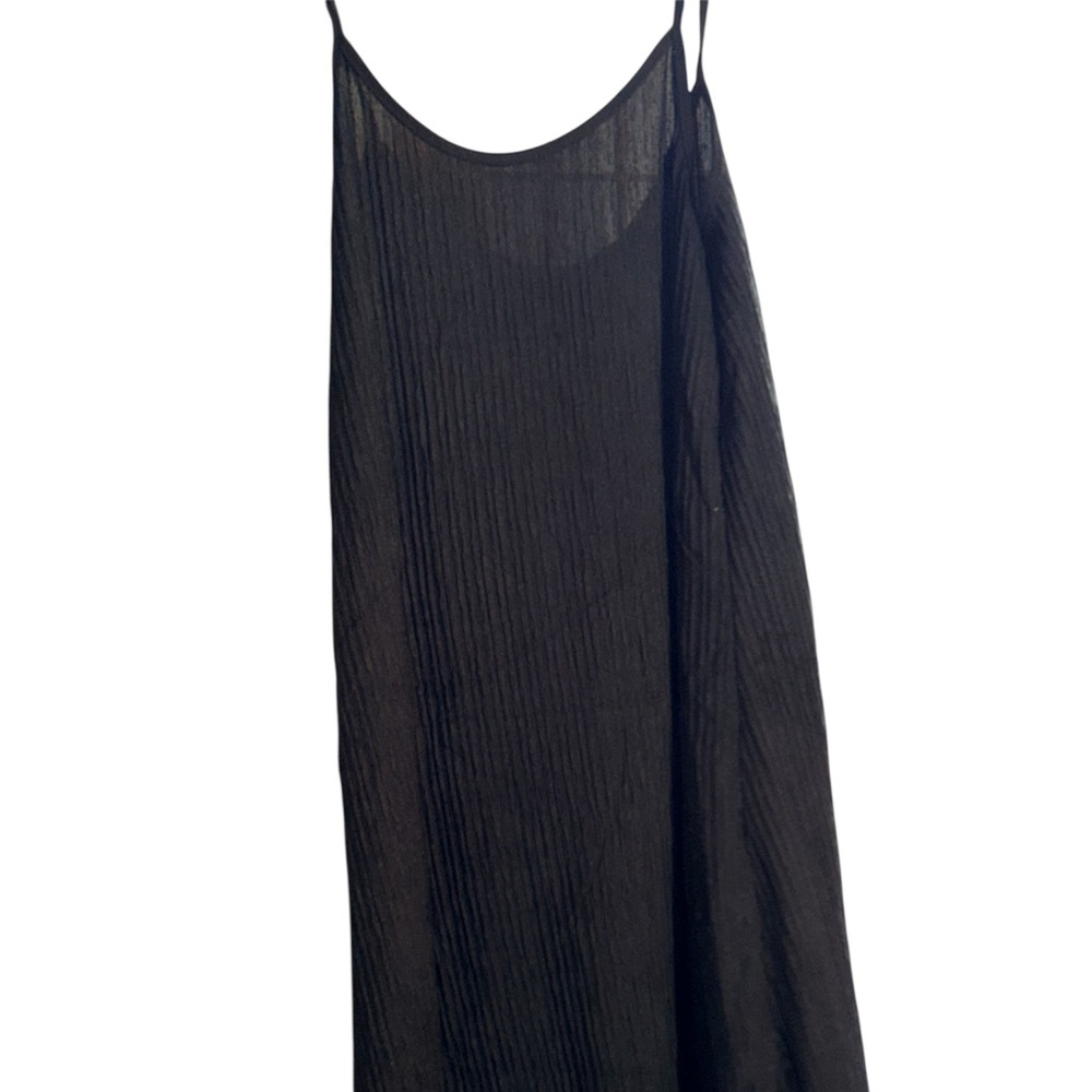 Black Sheer Sleeveless Dress